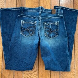 BKE Women's Boot Cut Jeans in Deep Blue